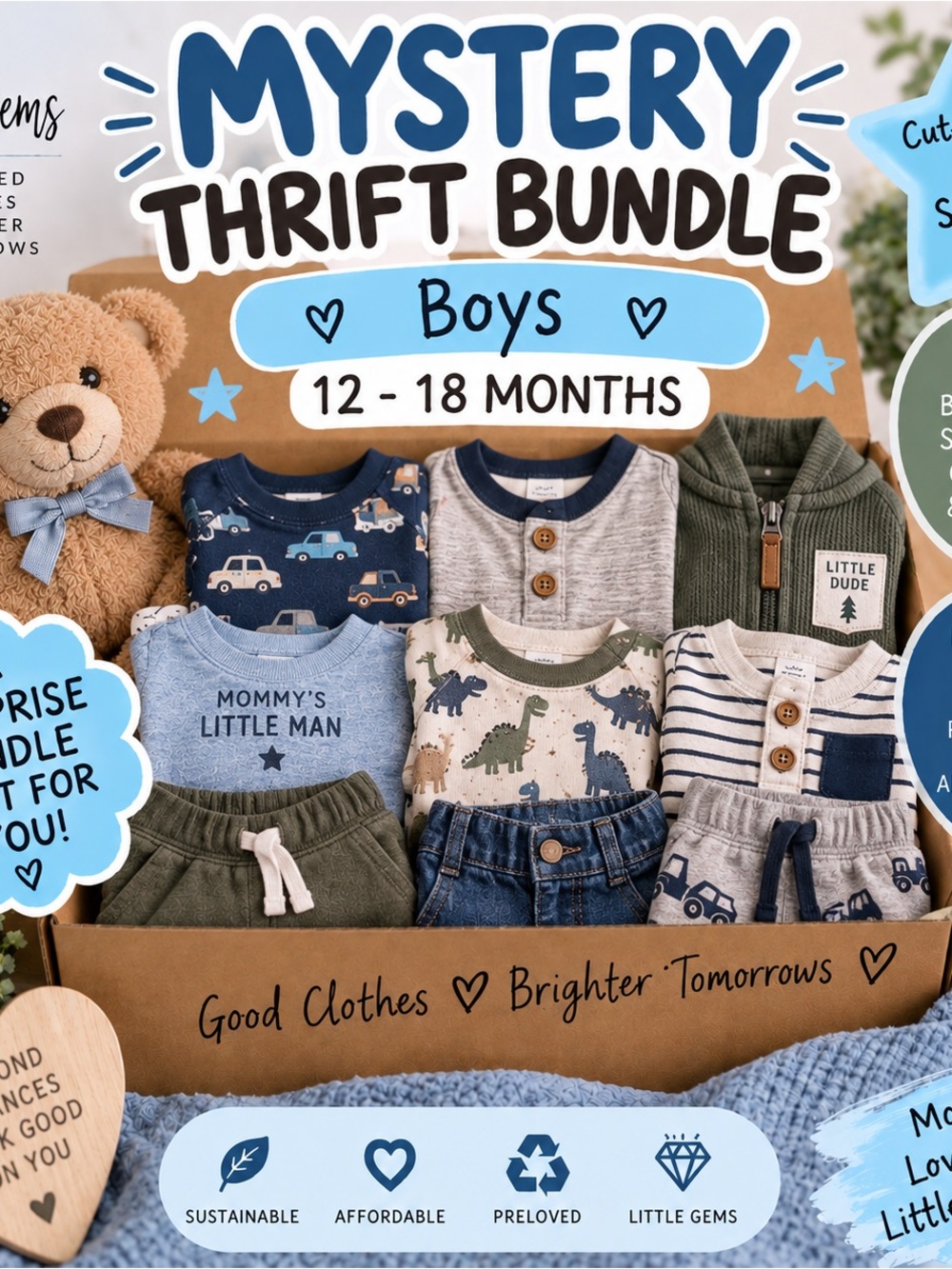 Mystery Thrift Bundle Boys 12-18 Months